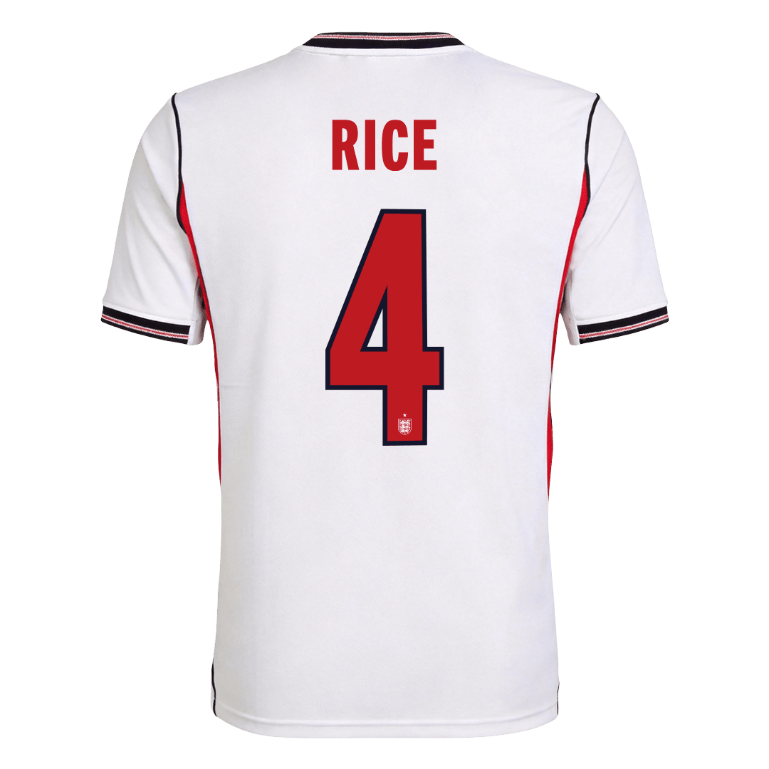 England World Cup 2026 Home Soccer Jersey - RICE #4
