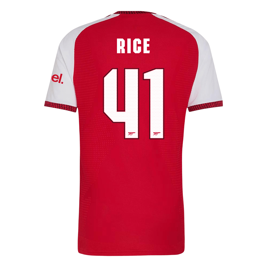 Arsenal 2026/27 Home Soccer Jersey - RICE #41 – UCL (Player Edition)