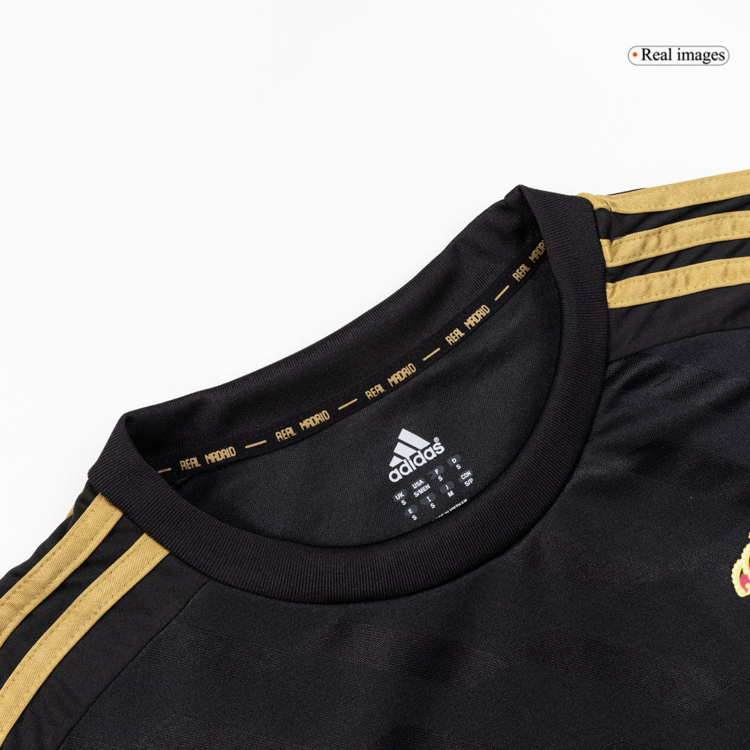 Real Madrid 2011/12 Retro Long Sleeve Away Soccer Jersey
