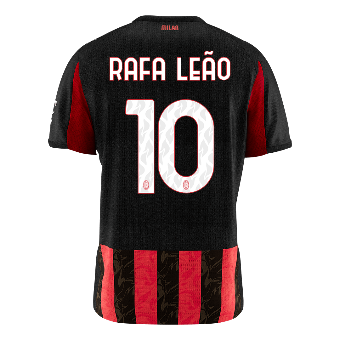 AC Milan 2025/26 Home Soccer Jersey - RAFA LEÃO #10