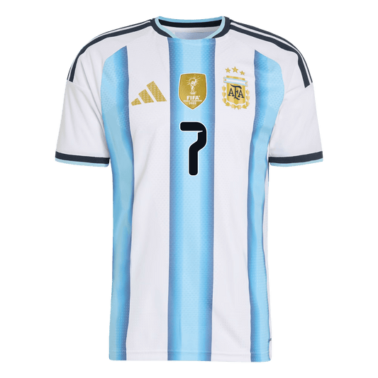 Argentina World Cup 2026 Home Soccer Jersey - DE PAUL #7 (Player Edition)