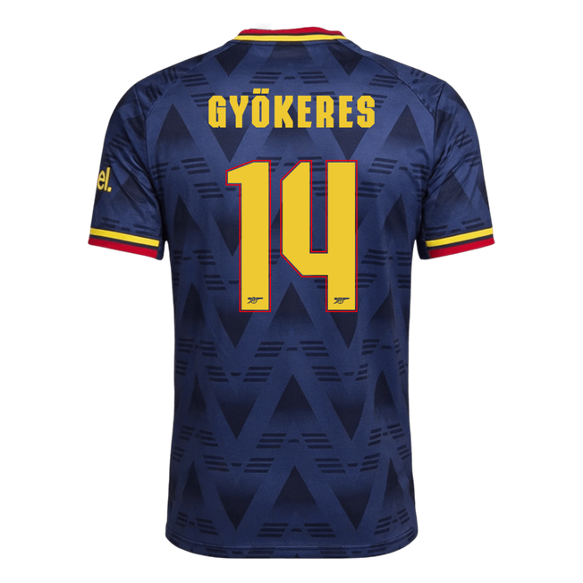 Arsenal 2026/27 Away Soccer Jersey - GYÖKERES #14 – UCL (Player Edition)