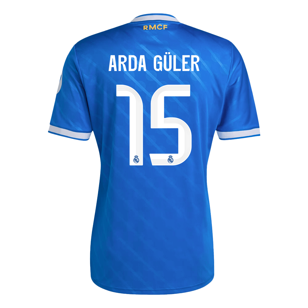 Real Madrid 2025/26 Third Away Soccer Jersey - ARDA GÜLER #15