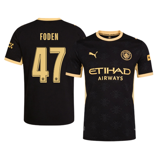 Manchester City 2026/27 Away Soccer Jersey - FODEN #47 – UCL (Player Edition)