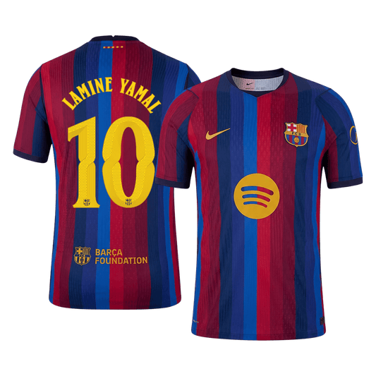 Barcelona 2026/27 Home Soccer Jersey - LAMINE YAMAL #10 – UCL (Player Edition)