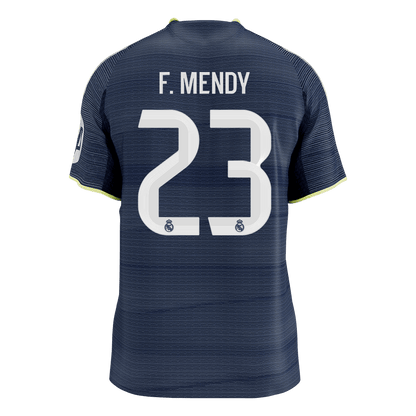 F.MENDY #23 Men's Real Madrid 2025/26 Player Version Away Soccer Jersey - Slim Fit [PREMIUM]