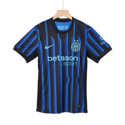 Men's Inter Milan 2025/26 Player Version Home Soccer Jersey - Slim Fit