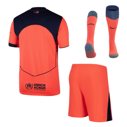 Men's Barcelona 2025/26 Third Away Soccer Jersey Full Kit