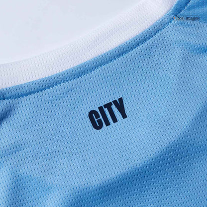 Kid's Manchester City 2025/26 Home Soccer Jersey Kit