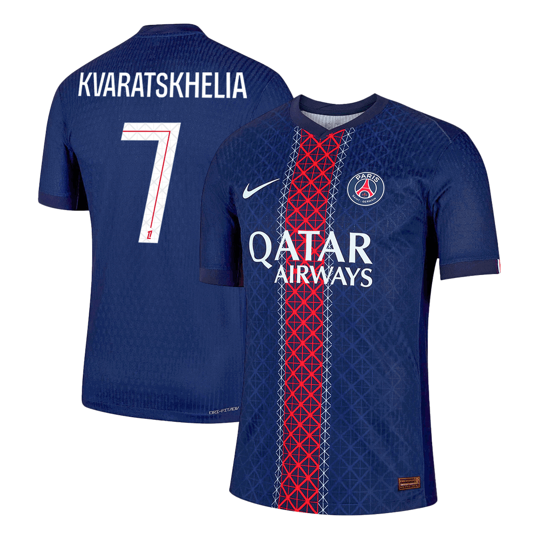PSG 2025/26 Home Soccer Jersey - KVARATSKHELIA #7 (Player Edition)
