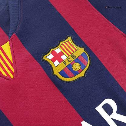 Barcelona 2014/15 Retro Home Soccer Jersey - MESSI #10
