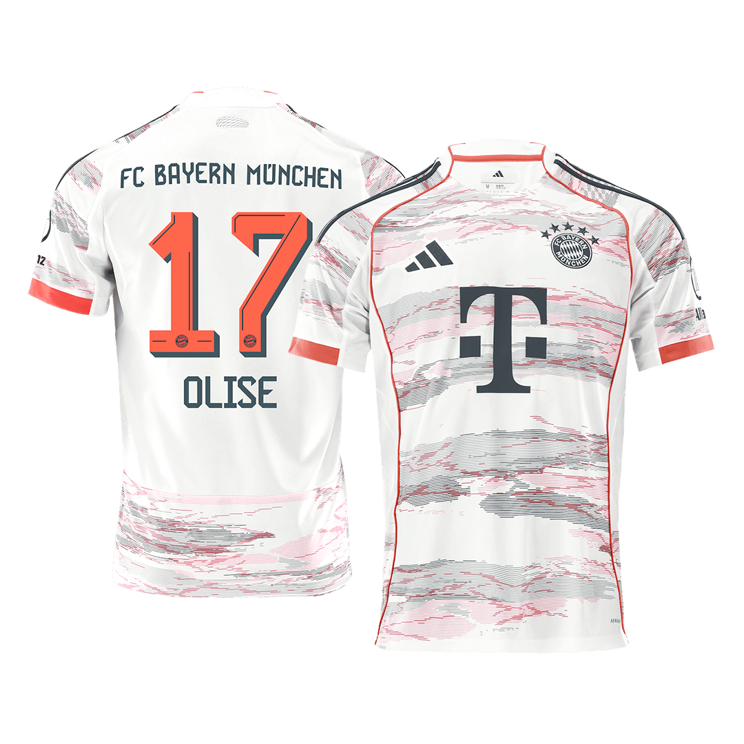 OLISE #17 Men's Bayern Munich 2025/26 Away Soccer Jersey