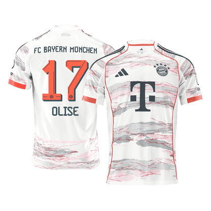 OLISE #17 Men's Bayern Munich 2025/26 Away Soccer Jersey