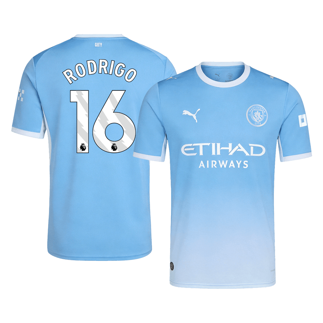 Manchester City 2026/27 Home Soccer Jersey - RODRIGO #16