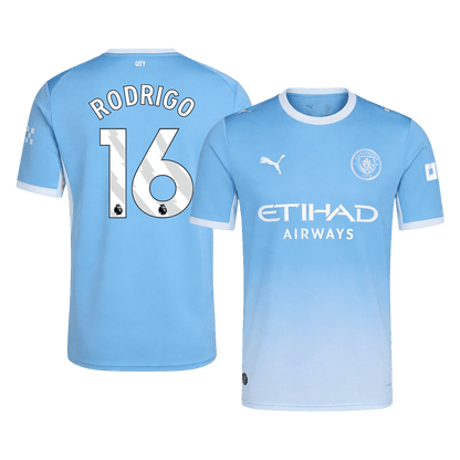 Manchester City 2026/27 Home Soccer Jersey - RODRIGO #16