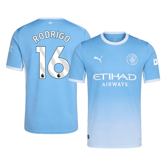 Manchester City 2026/27 Home Soccer Jersey - RODRIGO #16