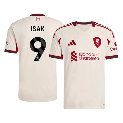 Liverpool 2025/26 Away Soccer Jersey - ISAK #9