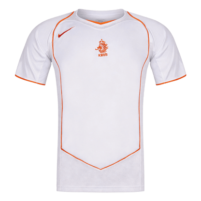 Netherlands 2004 Retro Away Soccer Jersey