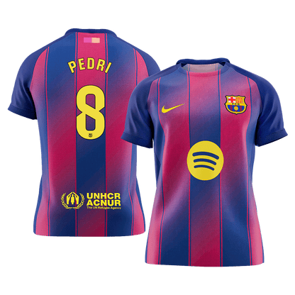 Barcelona 2025/26 Home Soccer Jersey - PEDRI #8
