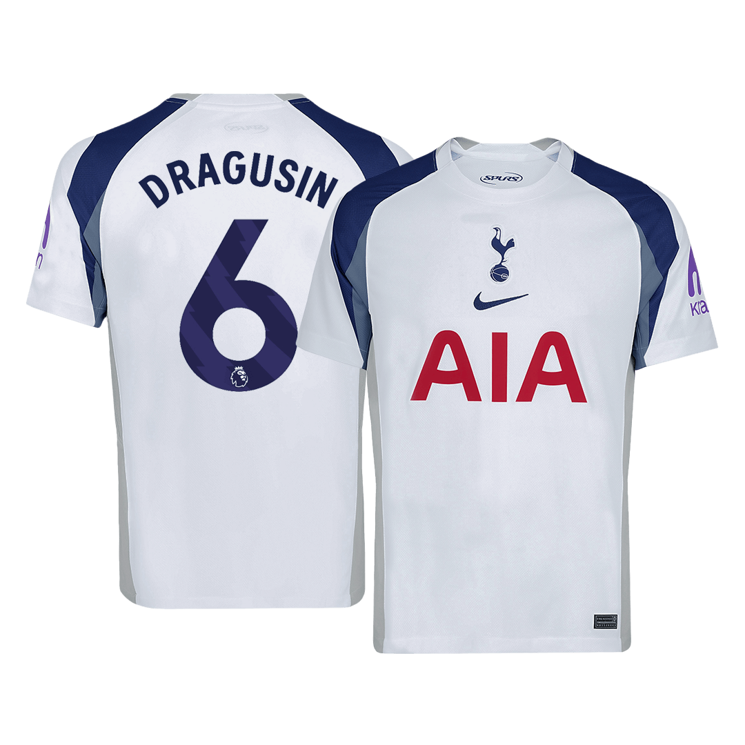 Tottenham Hotspur 2025/26 Home Soccer Jersey - DRAGUSIN #6