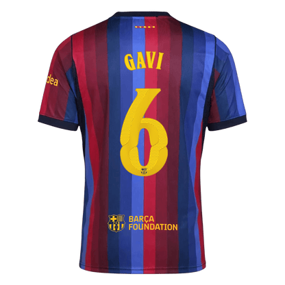 Barcelona 2026/27 Home Soccer Jersey - GAVI #6 – UCL