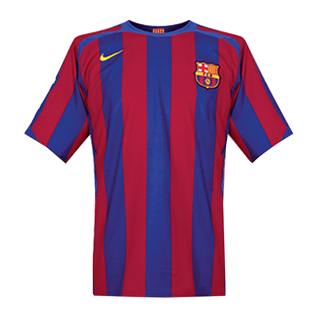 Barcelona 2005/06 Retro Home Soccer Jersey – UCL