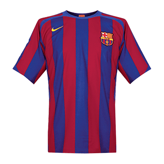 Barcelona 2005/06 Retro Home Soccer Jersey – UCL