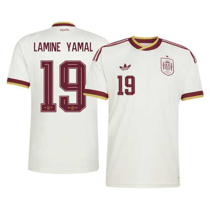 Spain World Cup 2026 Away Soccer Jersey - LAMINE YAMAL #19