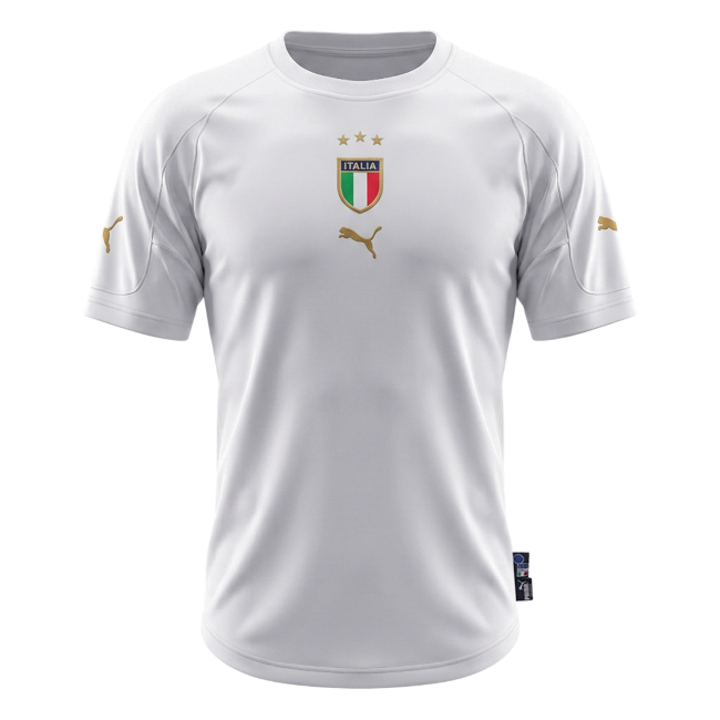 Italy 2004 Retro Away Soccer Jersey