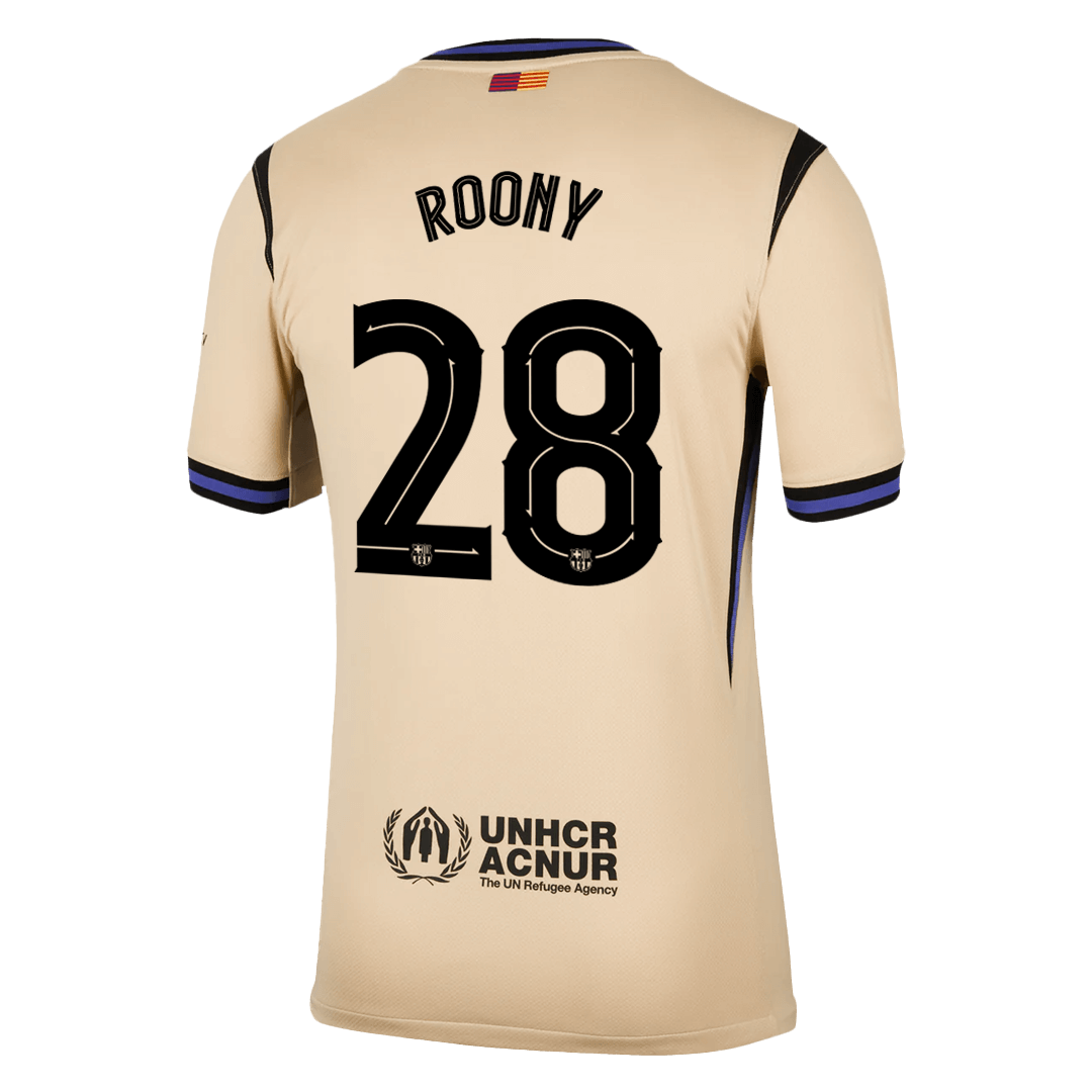 Barcelona 2025/26 Away Soccer Jersey - ROONY #28