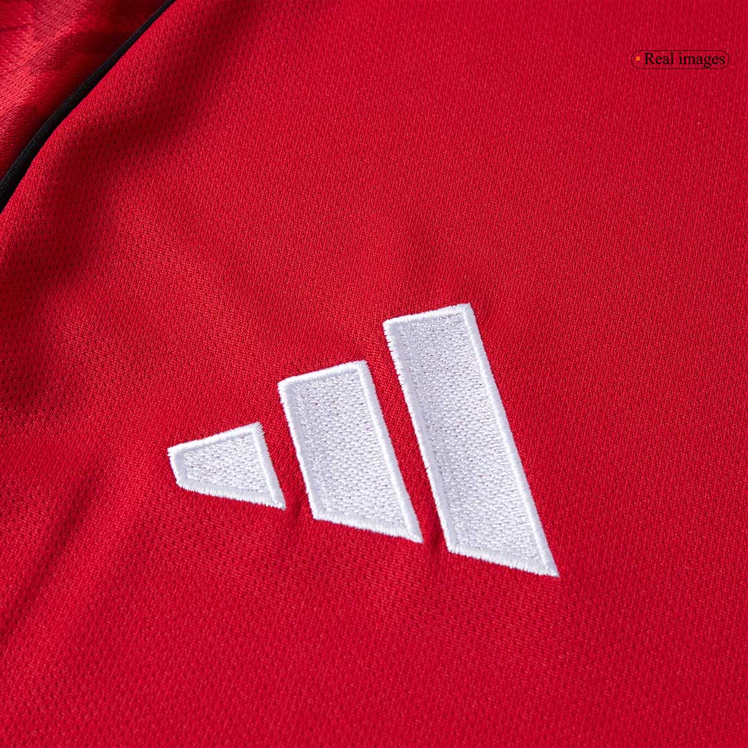 Men's Manchester United 2025/26 Home Long Sleeve Soccer Jersey