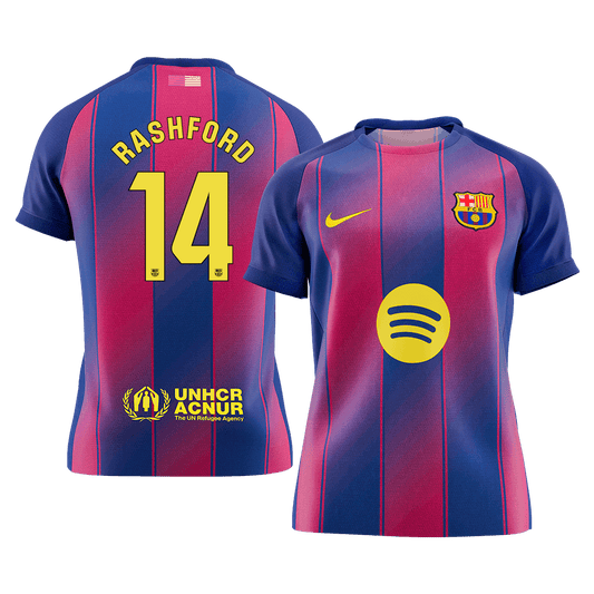 Barcelona 2025/26 Home Soccer Jersey - RASHFORD #14