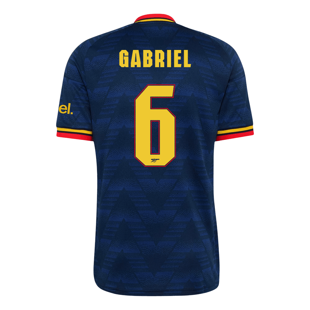 Arsenal 2026/27 Away Soccer Jersey - GABRIEL #6 – UCL