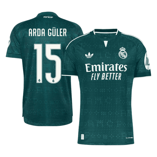 Real Madrid 2026/27 Away Soccer Jersey - ARDA GÜLER #15 (Player Edition)