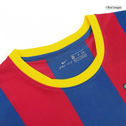 Retro MESSI #10 Men's Barcelona 2010/11 Home Soccer Jersey