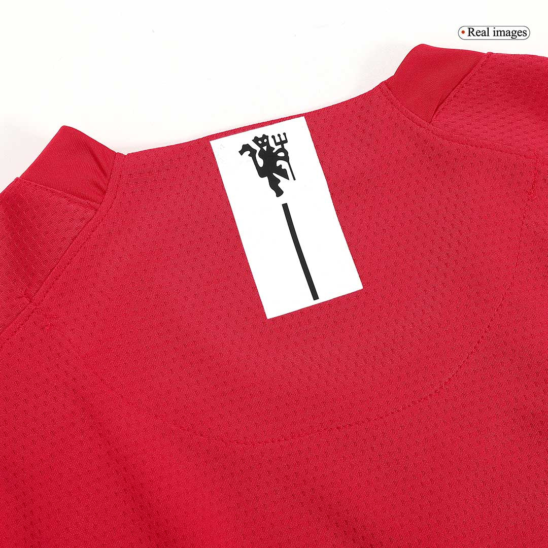 Manchester United 2007/08 Retro Long Sleeve Home Soccer Jersey - RONALDO #7 – UCL Final