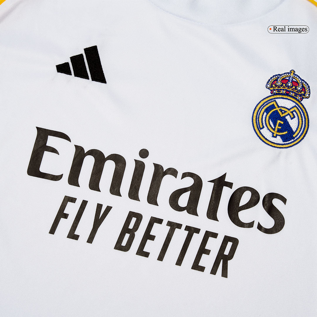 Men's Real Madrid 2025/26 Home Long Sleeve Soccer Jersey