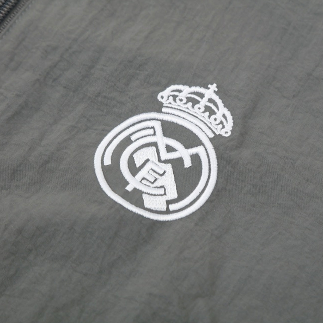 Real Madrid 2025/26 Windbreaker Jacket Gray