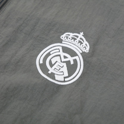 Real Madrid 2025/26 Windbreaker Jacket Gray
