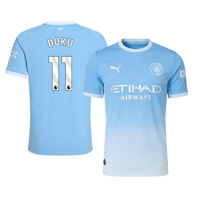 Manchester City 2026/27 Home Soccer Jersey - DOKU #11 (Player Edition)