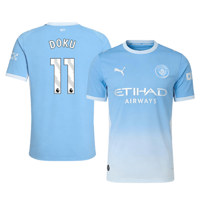 Manchester City 2026/27 Home Soccer Jersey - DOKU #11 (Player Edition)