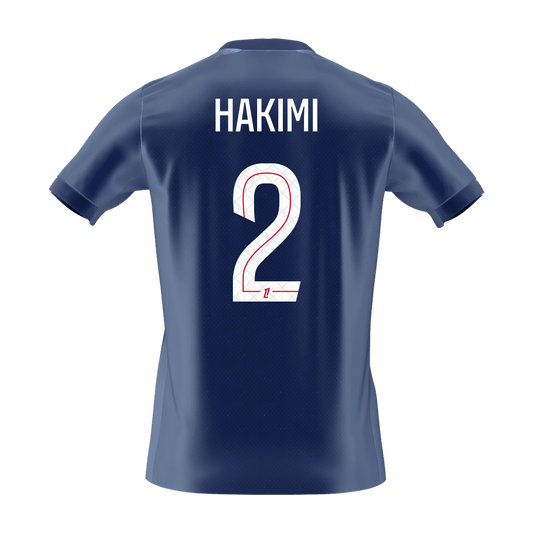 HAKIMI #2 Men's PSG 2025/26 Home Soccer Jersey [PREMIUM]
