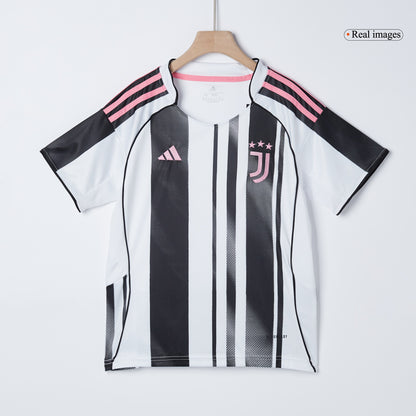Kids Juventus 2025/26 Home Soccer Kit