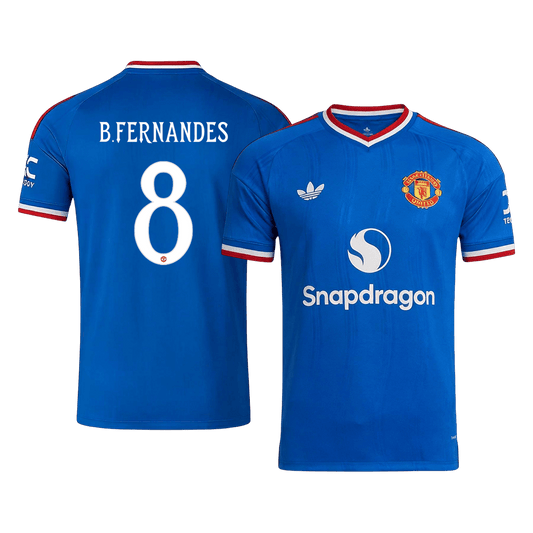Manchester United 2026/27 Away Soccer Jersey - B. FERNANDES #8 – UCL