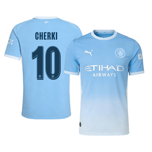 Manchester City 2026/27 Home Soccer Jersey - CHERKI #10 – UCL (Player Edition)