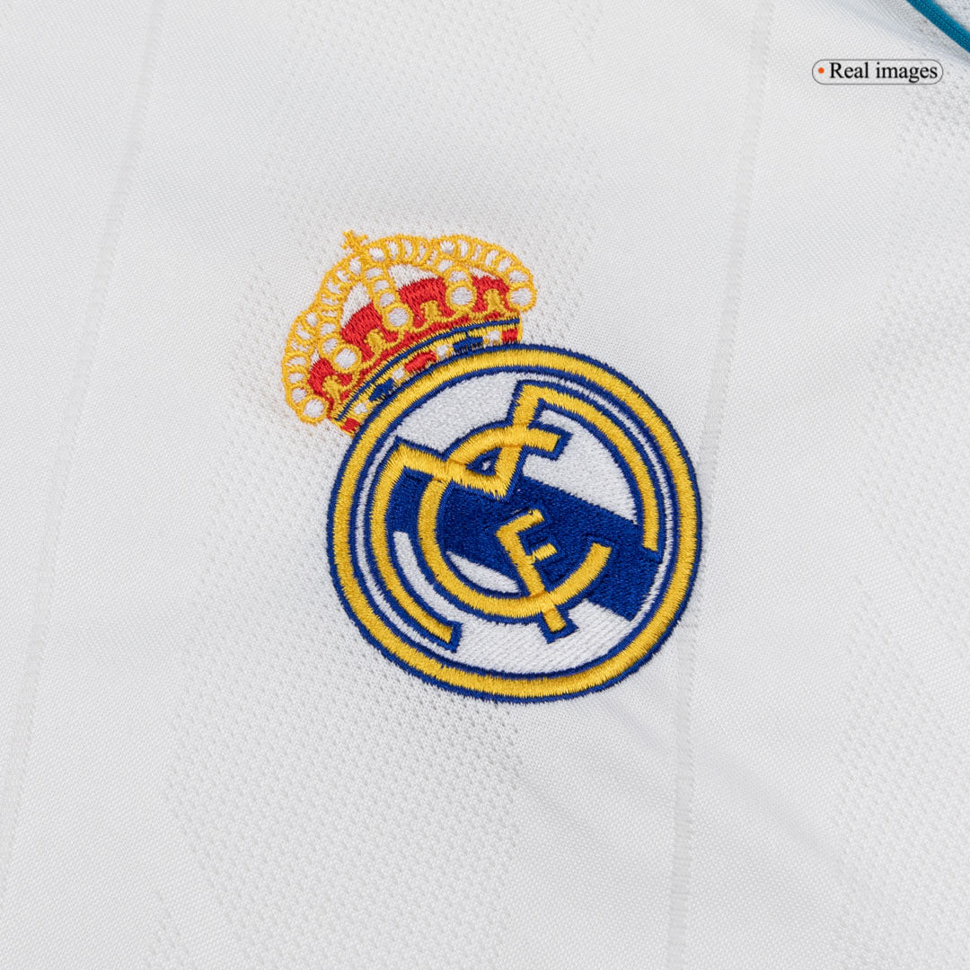 Retro KROOS #8 Men's Real Madrid 2017/18 Home Long Sleeve Soccer Jersey