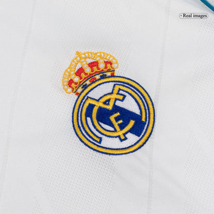 Retro KROOS #8 Men's Real Madrid 2017/18 Home Long Sleeve Soccer Jersey