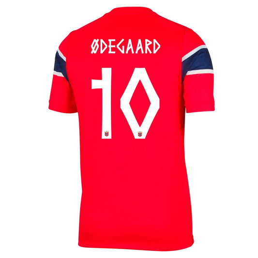 Ødegaard #10 Men's Norway World Cup 2026 Home Soccer Jersey