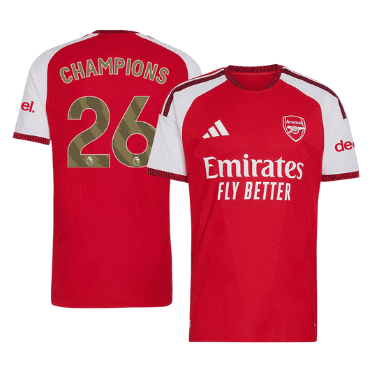 Arsenal 2026/27 Home Soccer Jersey - CHAMPIONS #26 (Player Edition)