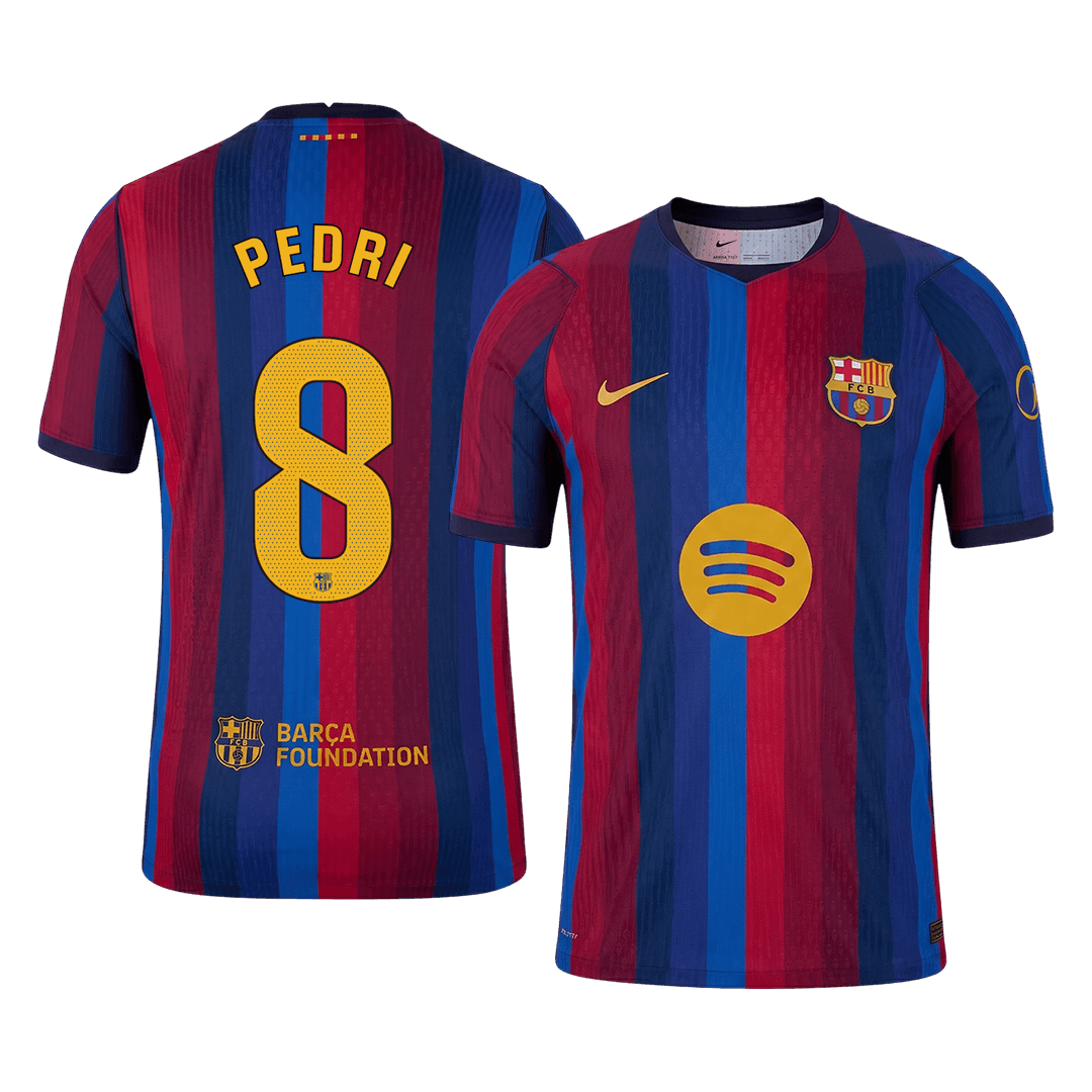 Barcelona 2026/27 Home Soccer Jersey - PEDRI #8 (Player Edition)